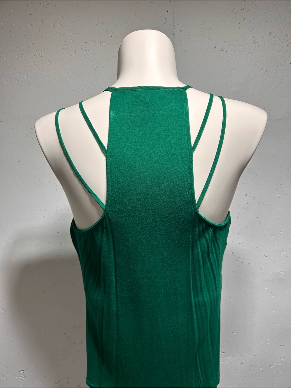 Express Green RacerBack Tank Top L - Picture 5 of 6